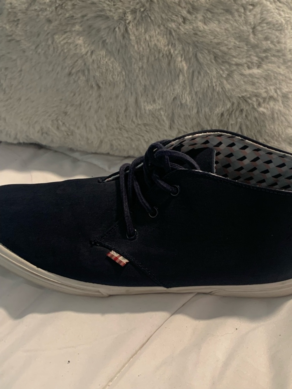 Ben Sherman Men's Navy Casual Lace-Up Sneakers